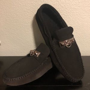 Hermes Suede Mocassin